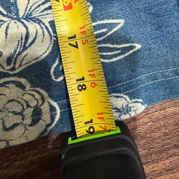 Free People Wish You Were Here Raglan Floral Tee in Blue Teal Women's XS - Picture 11 of 11